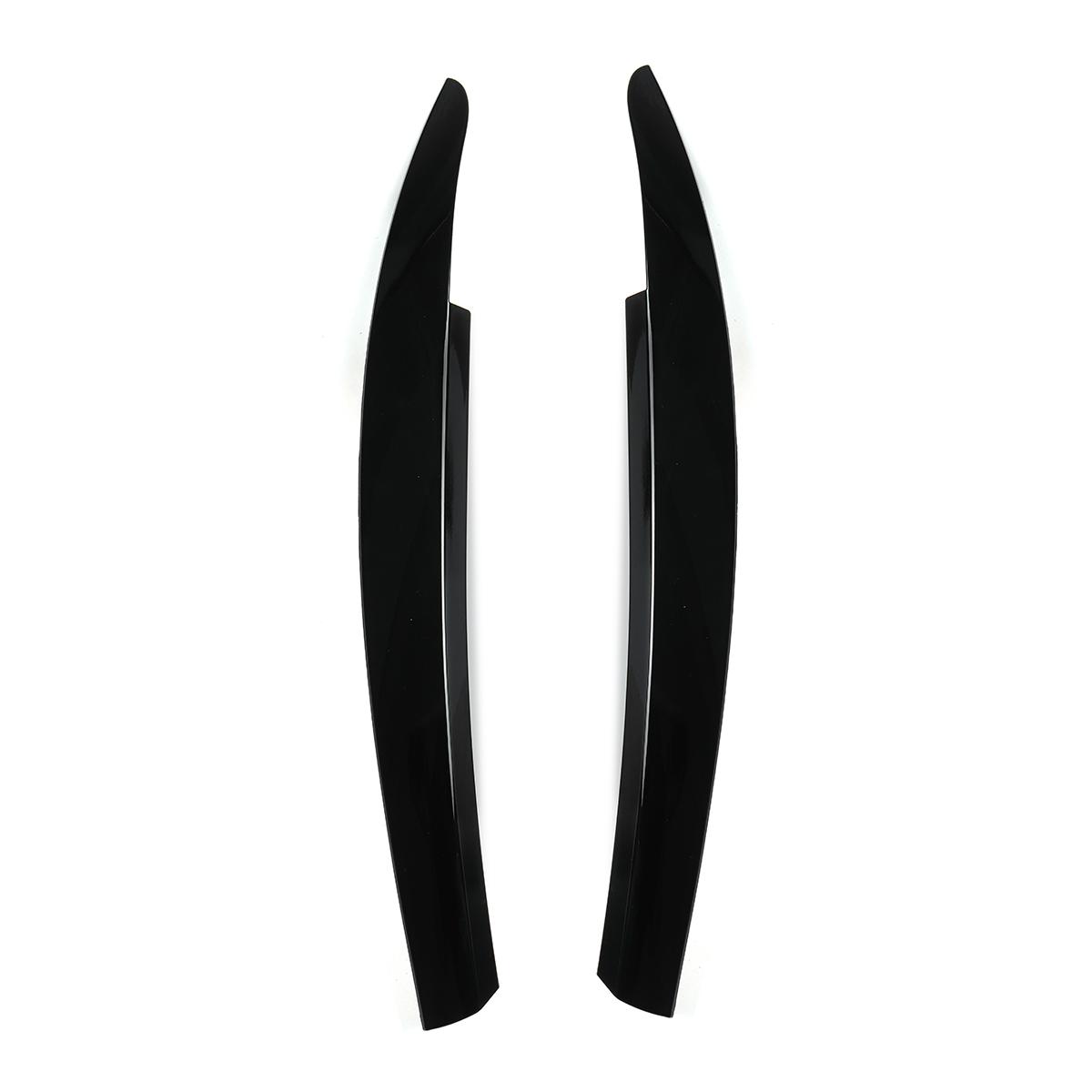 

RM-CAR Car Front Headlights Eyebrow Eyelids Trim Stickers Cover For VW For VOLKSWAGEN Scirocco R GTS 2008-2017 Headlamp Eyebrow Glossy Black