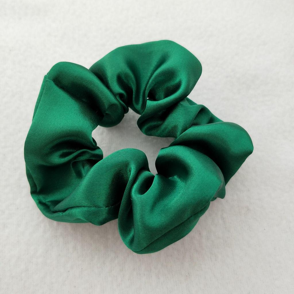 Satin Silk Hair Tie: High-End Women's Rubber Band for Elegant Buns