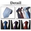 WHITE FANG Tie, Polka Dots and Solid Colors, Suit, Business, Casual, Popular, Stylish, Men's, NC022 (02: Red)