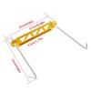 Aluminum Automotive Battery Mounting set 5 Hole Triangle Designs Secure Anti Vibration Solution Easy to Use for Vehicle