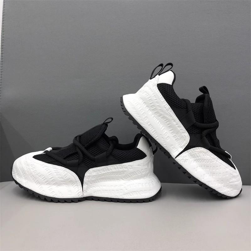 Módní letní síťované prodyšné tenisky Korejská verze Silná podrážka Zvyšující výšku Ležérní obuv Pánské Trend Pohodlné Sportovní Běžecké boty