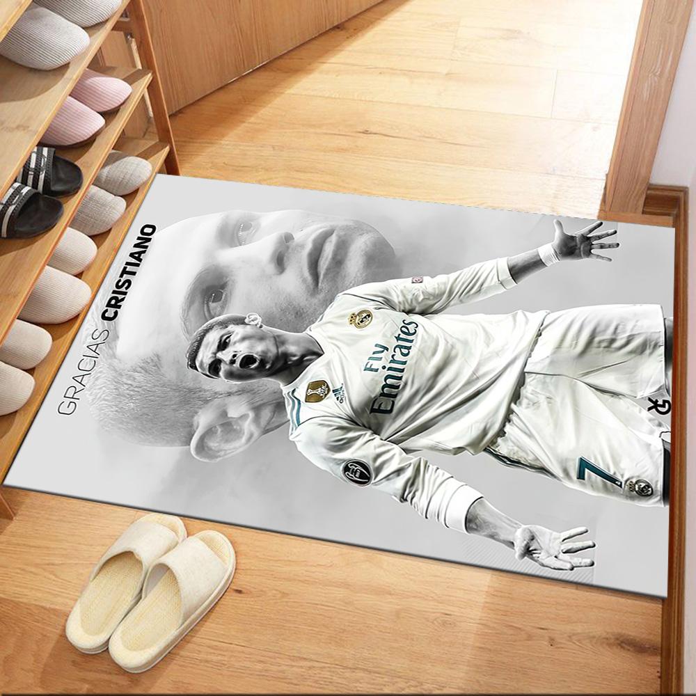 Cristiano Ronaldo Floor Mat Perfect For Playrooms Kitchen Dormitory Study Room Antislip Carpet Office Home Decor Wedding Party Gift