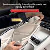 For Geely EX2 2025 2026 Center Console Lower Storage Box Silicone Non Slip Mat Car Interior Organizer Tray