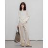 Women's Asymmetric Twist-Knot Lyocell Blend Long Sleeve Top