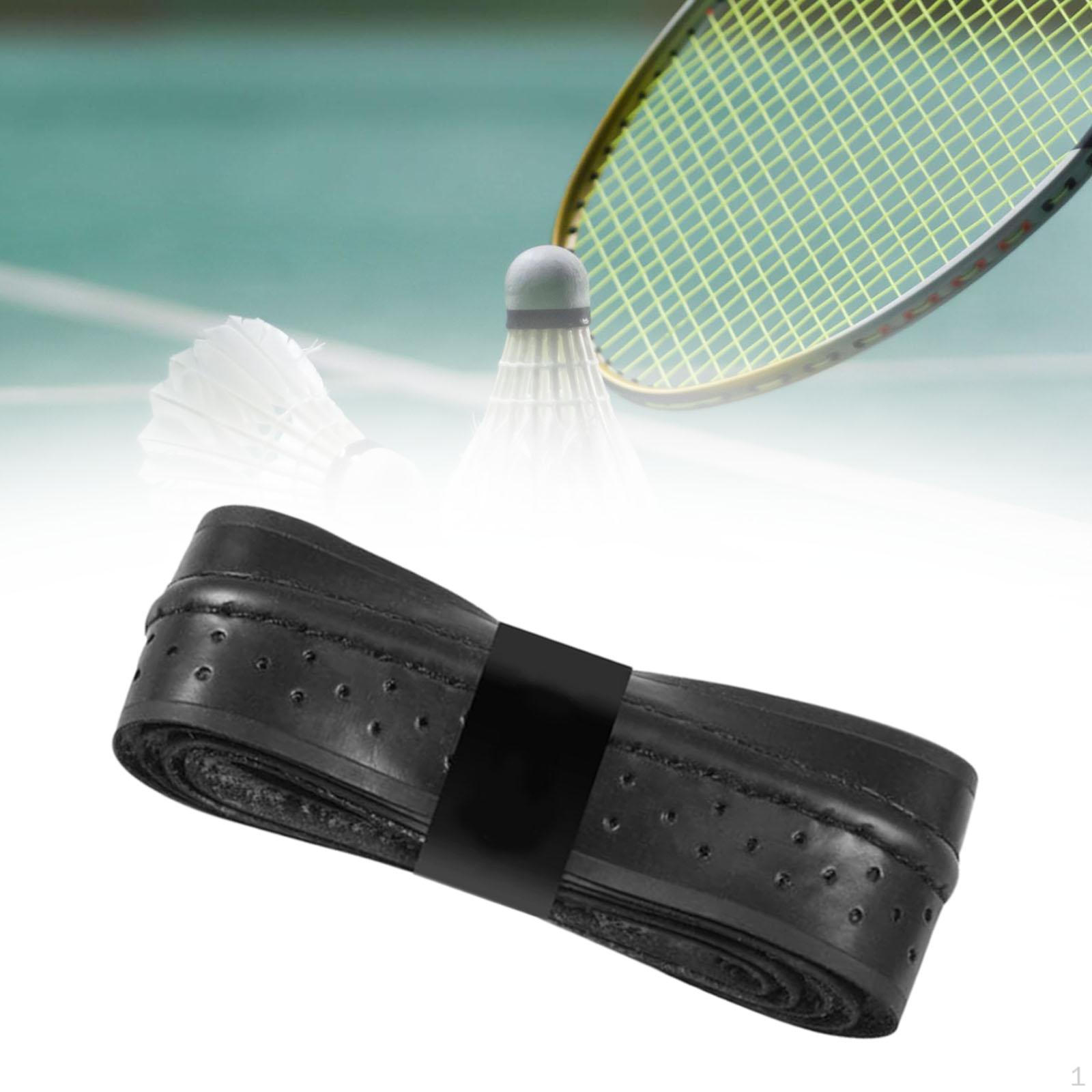

Противоскользящая профессиональная лента для захвата ракеток для пиклбола/тенниса/бадминтона, дышащая, быстросохнущая чёрный