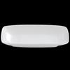 Fenfei White Ceramic Rectangular Towel Tray
