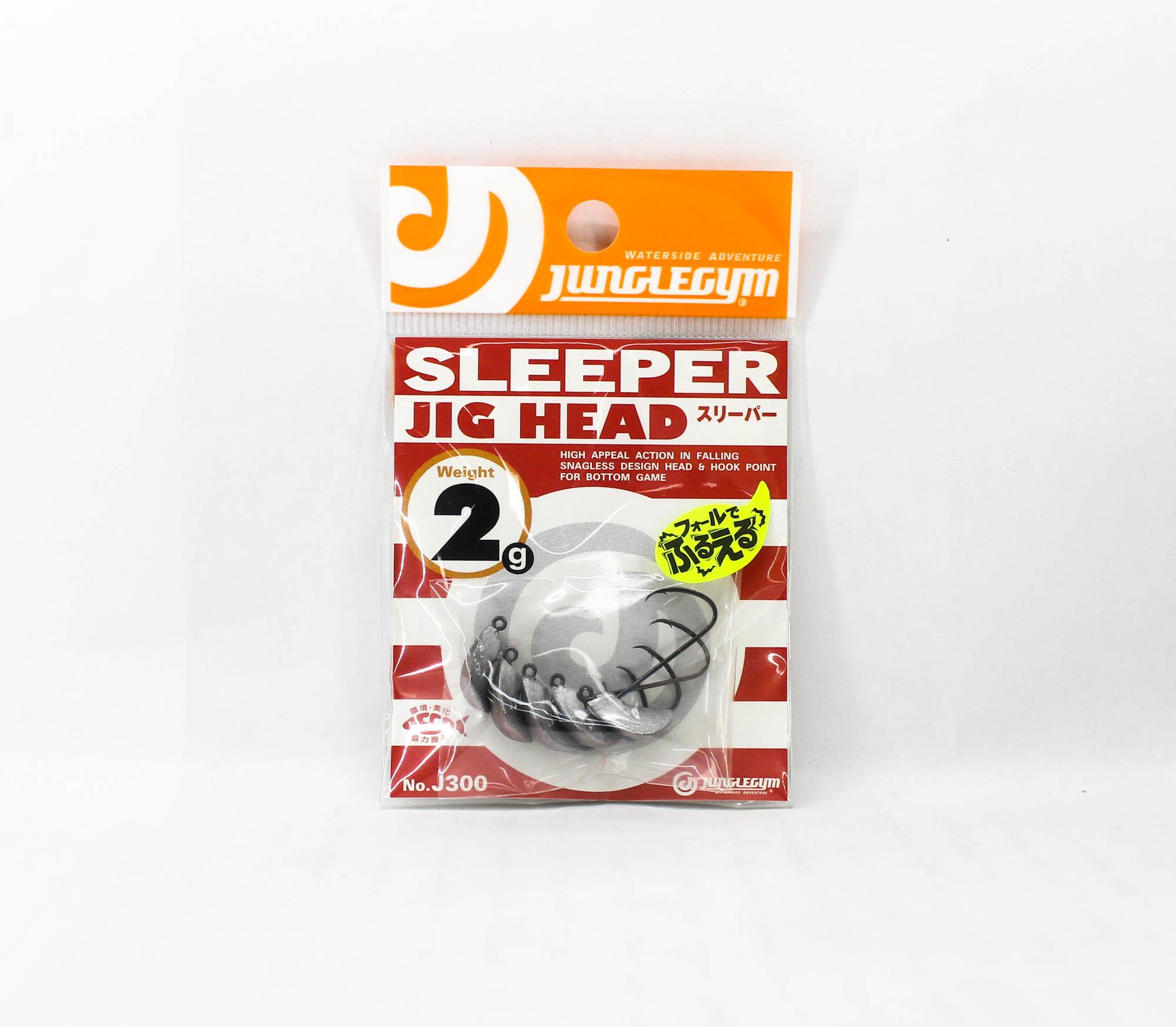 

Джиг-головка Jungle Gym J300, 2 грамма, крючок, размер 5 (0605)