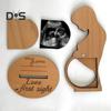 Baby Ultrasound Photo Frame Wooden Pregnant Woman Photo Holder Standing Sonogram Picture Frame Baby Keepsake Pregnancy Gift for New Moms Dads