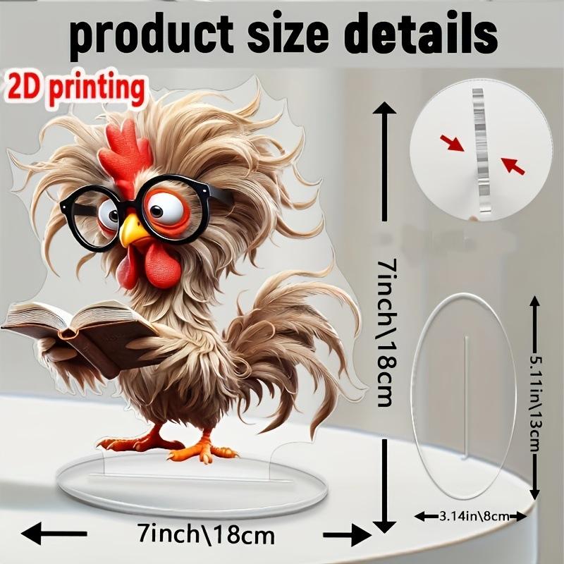 

Мультфильм, Смешной Петух, Креативный, Дом, Гостиная, Прихожая, Украшения для рабочего стола, Украшения, Подарок, Милый A 18*18CM разноцветный