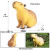 Wild Safari Animal Figurines: Giraffe, Elephant, Rhinoceros, Brown Bear, Tiger, Lion, Leopard, Hippopotamus - Solid Cognitive Toys