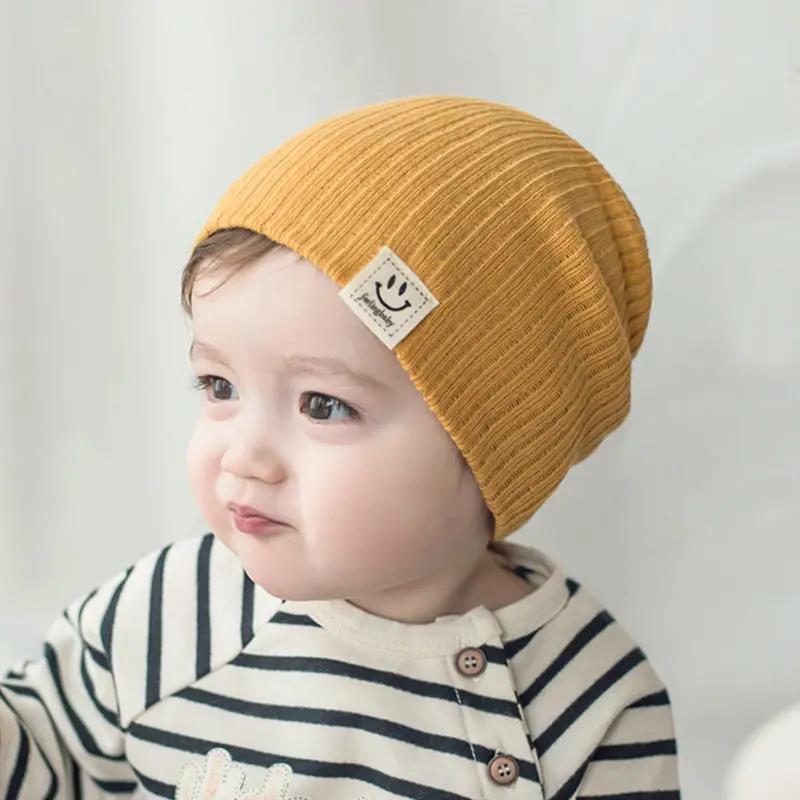 Baby Mütze Kinder Neugeborenen Strickmütze Einfarbig Kinder Beanies Jungen und Mädchen Mütze Winter Vorschule Zuhause Mütze