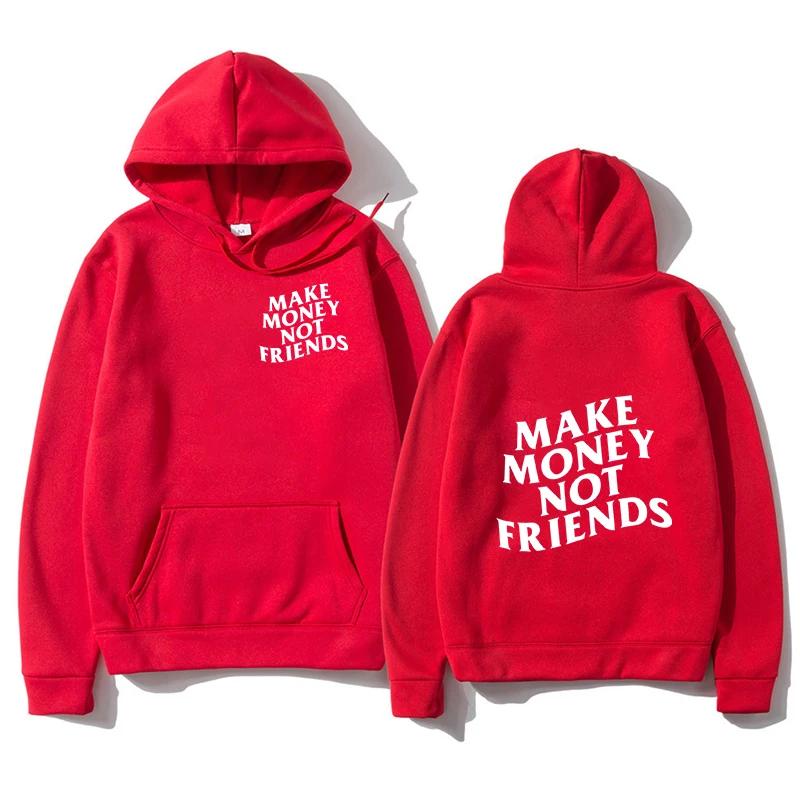 The Interesting "Urgent Need Funds" Letter-patterned Hooded Sweatshirt Fashion Design Is Trendy and Cool with A Bold Attitude.