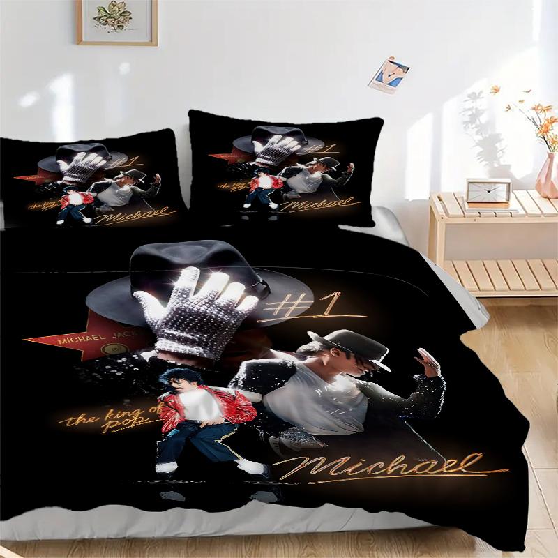 3-teilige Pop-Legenden Bettwäsche-Sets Für Alle Größen Neue 3D-Bedruckte Bettdecke Bettbezug Kissenbezug Schlafzimmerdekoration