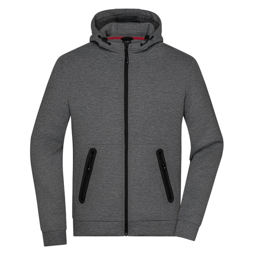 James and Nicholson Mens Hooded Jacket
