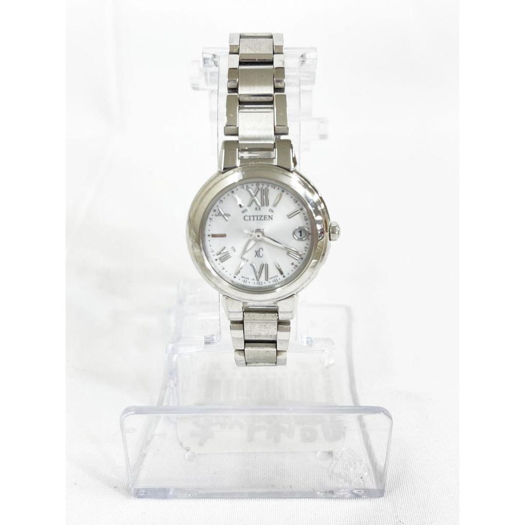 Used Excellent condition CITIZEN XC Cross-sea ecodrive H060-T025048 wristwatch silver Ladies