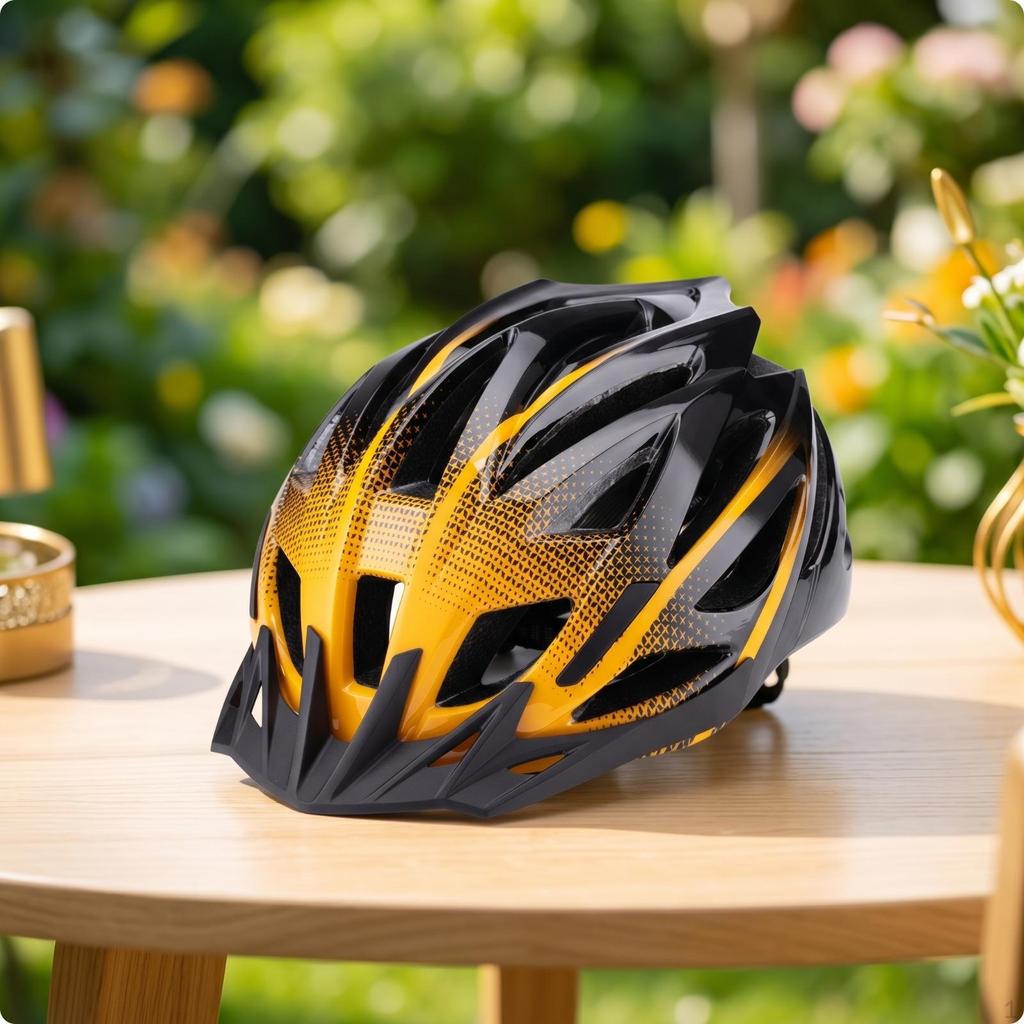 Helmet with Adjustable Dial Aerodynamic Adult Bike Ventilated for Cyclists, Commuters,