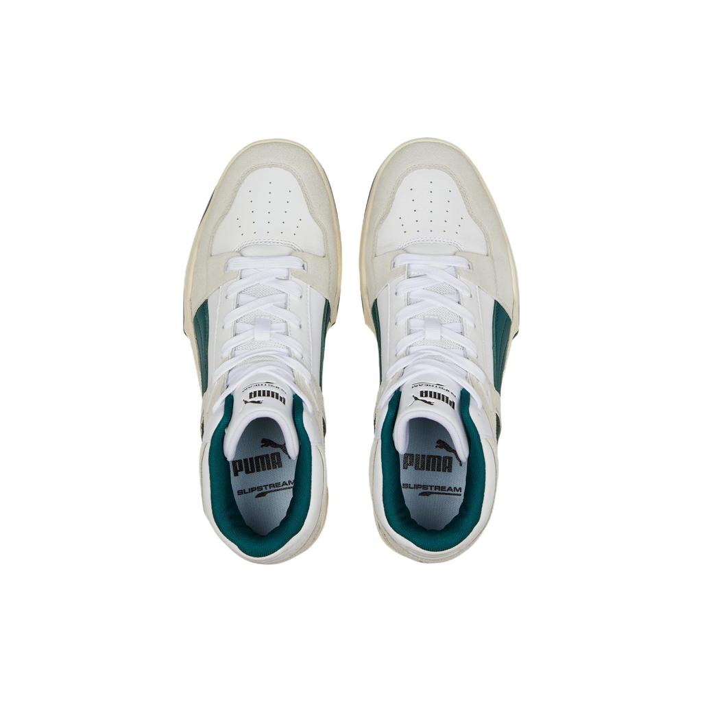 Puma Slipstream Mid Heritage White Green Unisex Sneakers 387998-02