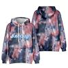 Unisex I Am Kenough Hoodie Tie Dye Sweatshirt Letter Printed Streetwear Hoodies for Couples Men Women