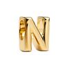 Golden Copper Metal 26 Letter Alphabet Charm Bead Component Compatible With Do It Yourself Bracelet High Quality Fine Jewelry Necklaces Neutral Style