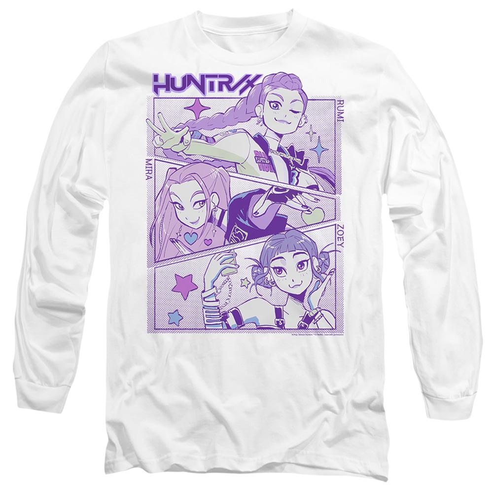K-Pop Dämonenjäger Unisex Erwachsene Huntr/X Anime Langarm-T-Shirt