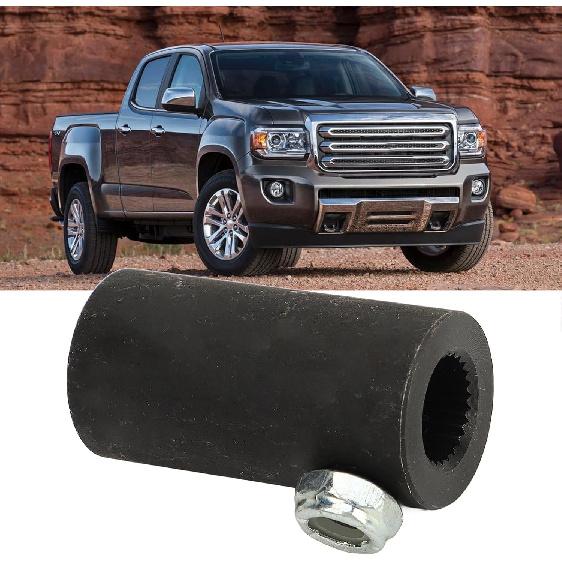 Black Steering Joints 9/16" - 26 Spline To 3/4" Dd U Joint Shaft, 9/16 26 Spline To 3/4 Round Coupling, High Strength Responsive Steering Shaft