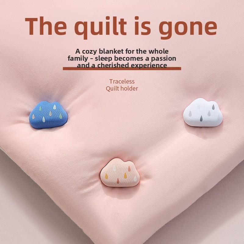 Cloud Quilt Fastener, New Bed Sheet Without Needles, Comes with One-click Unlocking for Creative Storage