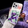 Anime E-Evangelion Eva-01 Handyhülle Für iPhone 16 15 14 13 12 11 Pro Max Weiß Matt Laser Metallic Aurora Funda