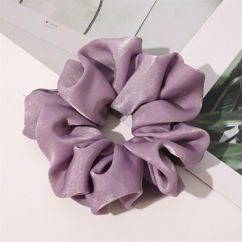 Fashion Velvet Scrunchies Women Elastic Hair Band Elegant Colorful Solid Color Large Scrunchie Girls Hair Accessories Headwear
