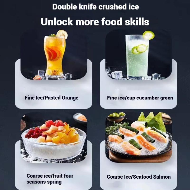 Household Ice Breaker Kitchen Dessert Smoothie Making Machine Large Capacity High Efficiency Shaved Ice Maker