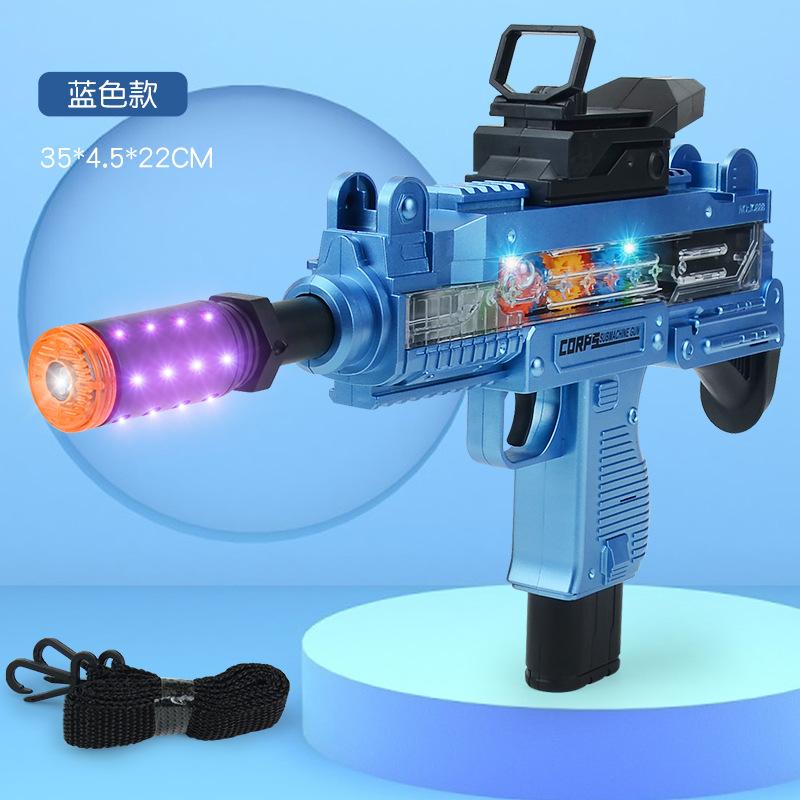 Electric Luminous Sound Octave, Gear Toy, Children And Boys Projection Toy Model