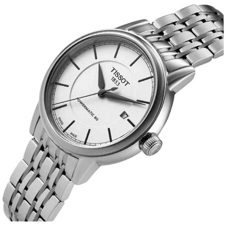 TISSOT Kason Zen I Collection Automatic Mechanical Movement Men's Watches Watch 40mm White Dial T085.407.11.011.00