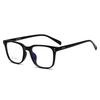 Rivet Big Square Myopic Glasses Women Men TR90 Frame Minus Lens Prescription Spectacle Diopter 0 -0.5 -0.75 -1.0 To -6.0
