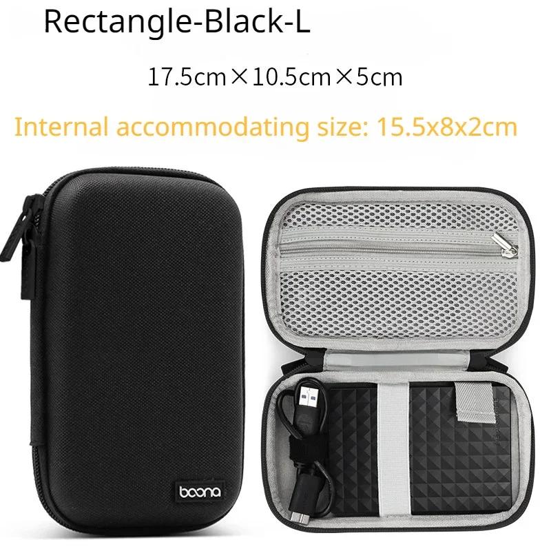 Elektronische Aufbewahrungstasche Mobiles Festplattenpaket Geschäftsreise Tragbarer USB-Datenkabel-Organizer Headset-Ladegerät Schutzhülle