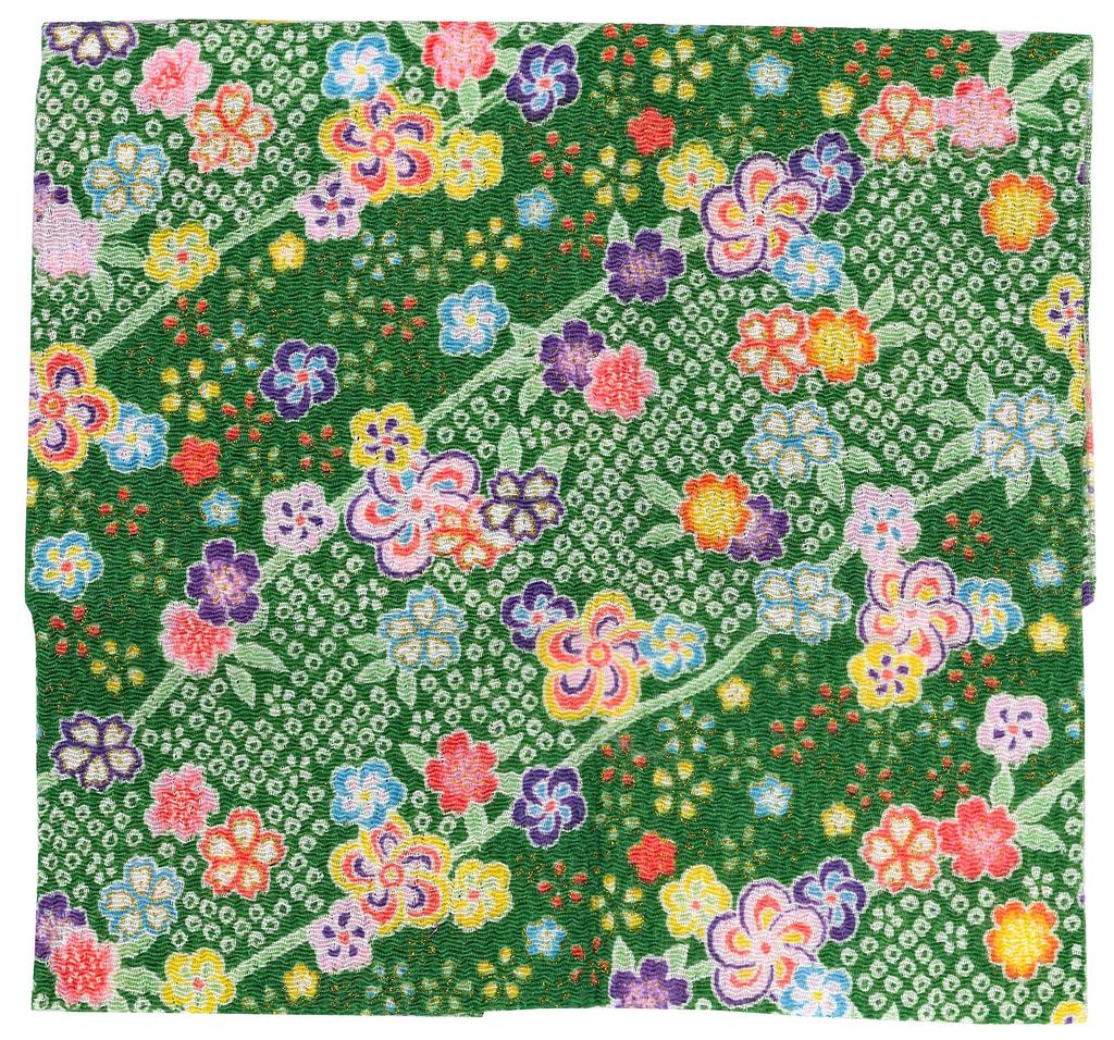 INAZUMA Kyoto 23cm X 1 Craft Supplies Chirimen, Patterned, Gold, Approx. 33cm, Sakura, Pique, Sheet, C159-CG,