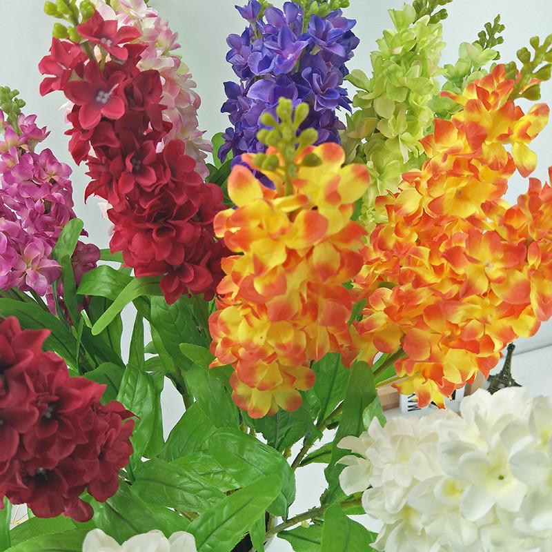 Violet Silk Luxury Floral Arrangement For Wedding Home Decoration Styling