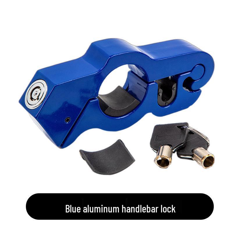Clearance Electric Vehicle Anti-Theft Handlebar and Throttle Lock with Horn and Motorcycle Alloy Brake Protection