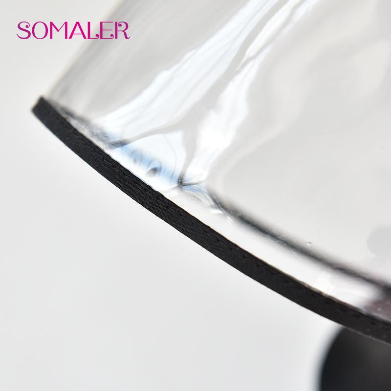 SOMALER Anti-spitting Protective Hat Cotton Dustproof Cover Peaked Cap Hat Anti Splash Cap