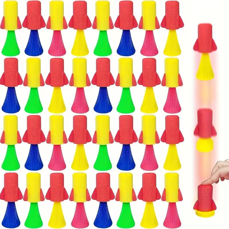 

10/20 шт. Игрушка-запускатель прыгающих ракет с мягким поролоном для детских подарков на день рождения, наполнители для пиньяты, школьные призы, рождественский подарок 10Pcs