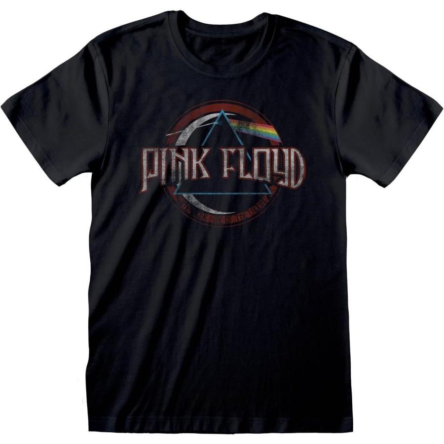 PINK FLOYD Dark Side Of The Moon Circle Unisex Adult T-Shirt, Black, M XXXXXL разноцветный