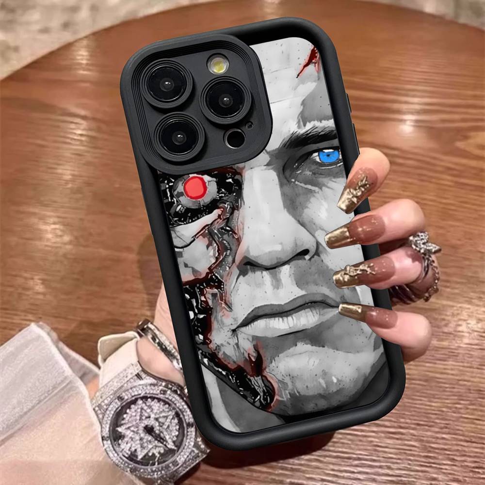 Sci-Fi Film The T-Terminator Handyhülle Für IPhone 17 16 15 14 13 12 11 Pro Max Silikon Rückseite