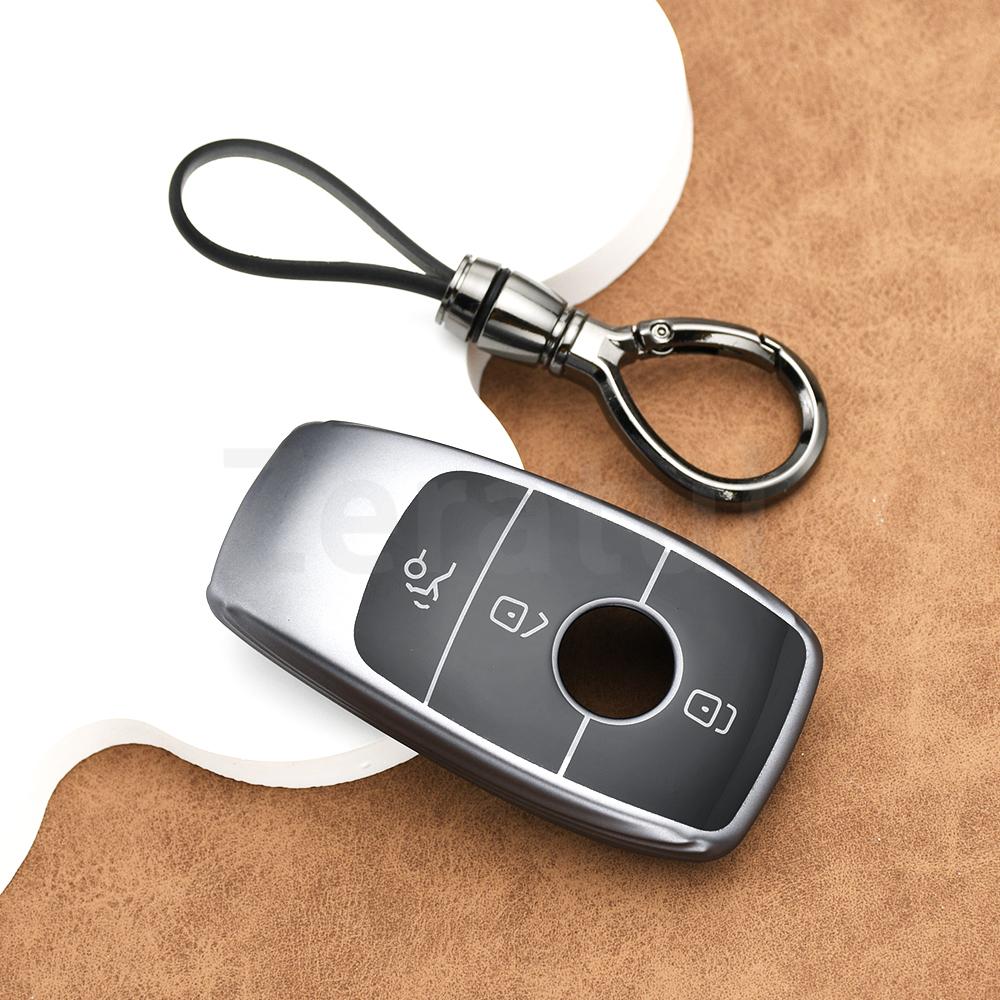 Gun Gray Tpu Shell Remote Car Key Cover Case Cover For Mercedes Benz W213 W222 X167 W177 W205 Amg A C E S G Class Glc Cle Cla
