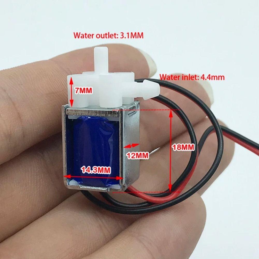 6V/12V/24V Electric Solenoid Valve Low Power Consumption N/C Normally Closed Air Valve DIY Mini Solenoid Valve