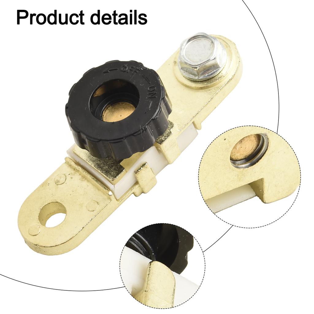 Battery Power Management Master Switch Isolator Heavy-Duty Battery Switch Safe Battery Disconnection For Marine Equipment