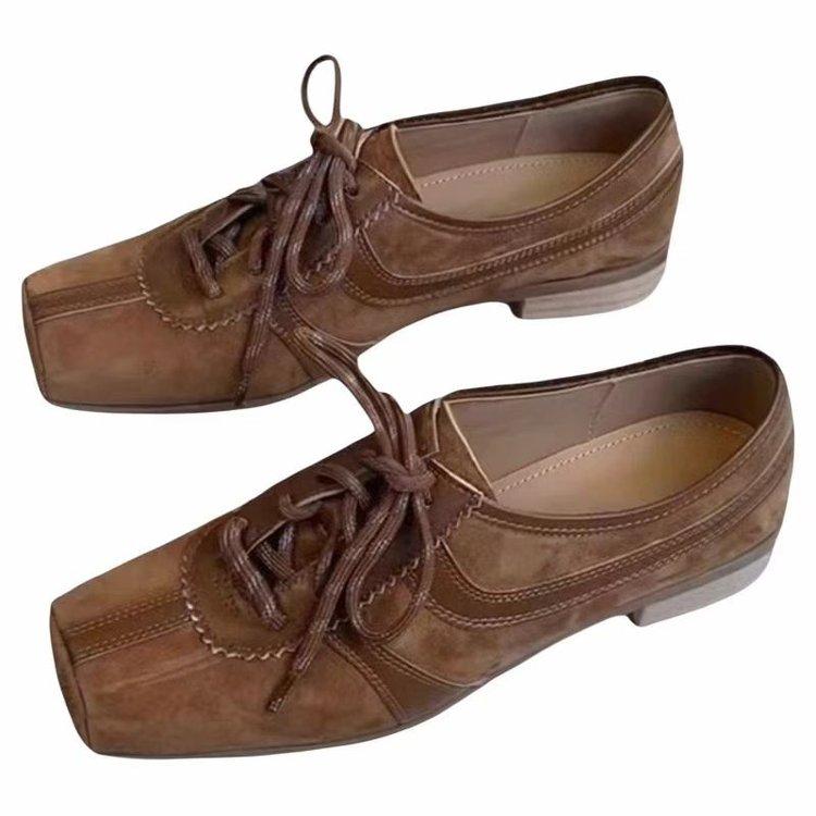 Women's Sneakers 2025 New Genuine Leather Ladies Moral Training Shoes Casual Spring Flat Shoes Women