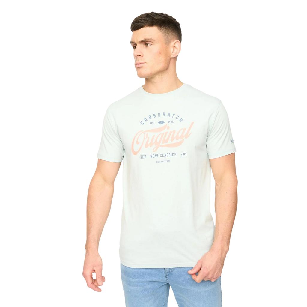 Crosshatch Mens Tryplex Cotton T-Shirt (Pack of 5)