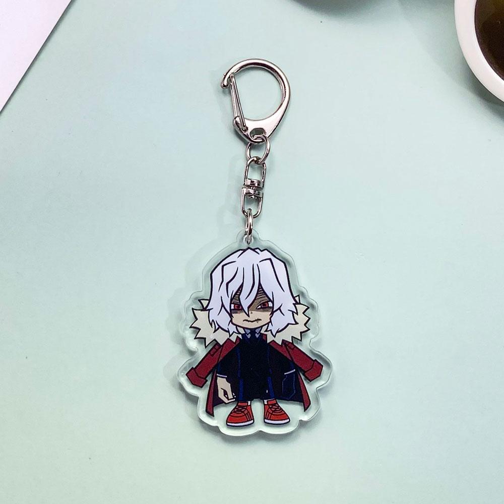 Anime Characters My Hero Academia Acrylic Kawaii Keychain Accessories Trendy Bag Charms Pendant Key Ring Gifts For Friends