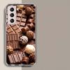 Soft Chocolate Truffles Phone Case for Samsung A16 A17 A26 A36 A56 A57 A55 A54 A37 A15 A25 A35 A14 A24 A34 Galaxy Note 20 10 A07