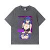 275 GSM Washed T-shirts 100% Cotton Vermeil In Gold V1 Vermeil Waifu Print Unisex Heavy Cotton T Shirt