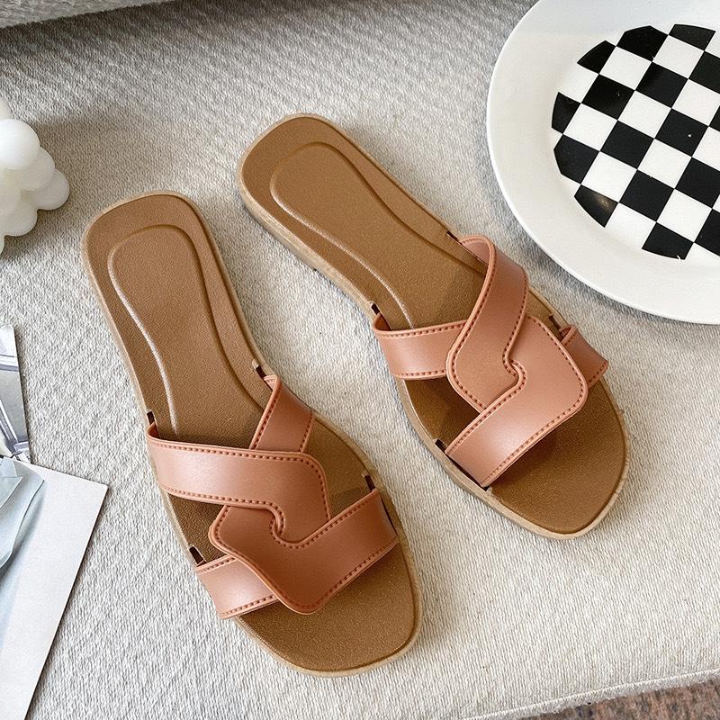 Damensandalen im Feenstil mit flacher Sohle für den Sommer – römische Strandschuhe mit weicher Zehenpartie