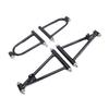 7inch Front Suspension Upper Lower Swing Arm Kit Reduce Vibration Noise High Strength Metal for Go Kart Quad Bike